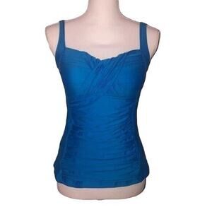 Athena Blue Size 6 Bathing Suit Top